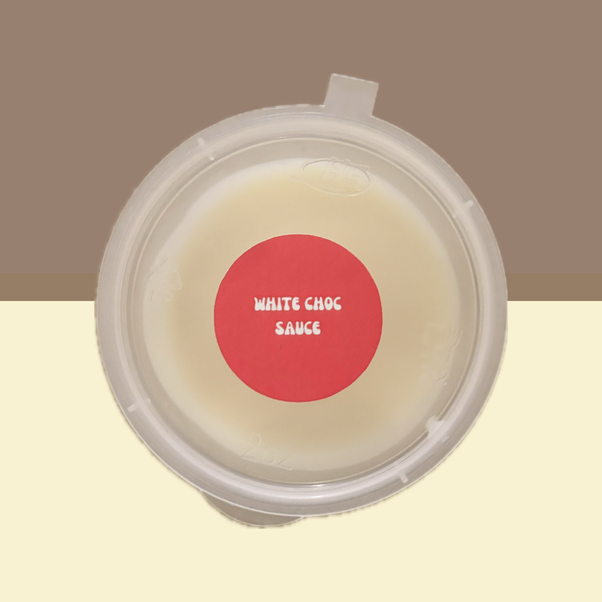 White Chocolate Dipping Pot
